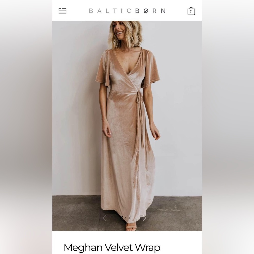 Baltic Born Cream Velvet Wrap